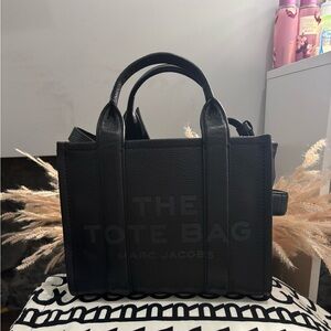 Marc Jacobs Black Pebbled Leather Tote
